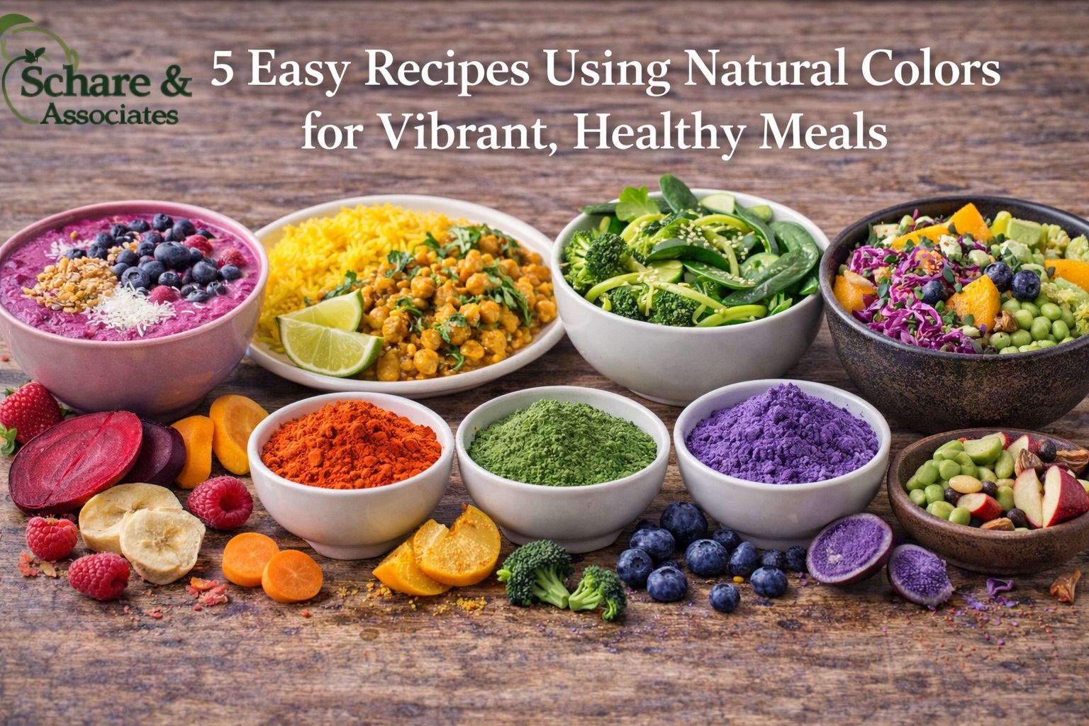 5 Easy Recipes Using Natural Colors for Vibrant, Healthy Meals