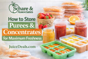 How to Store Purees & Concentrates for Maximum Freshness