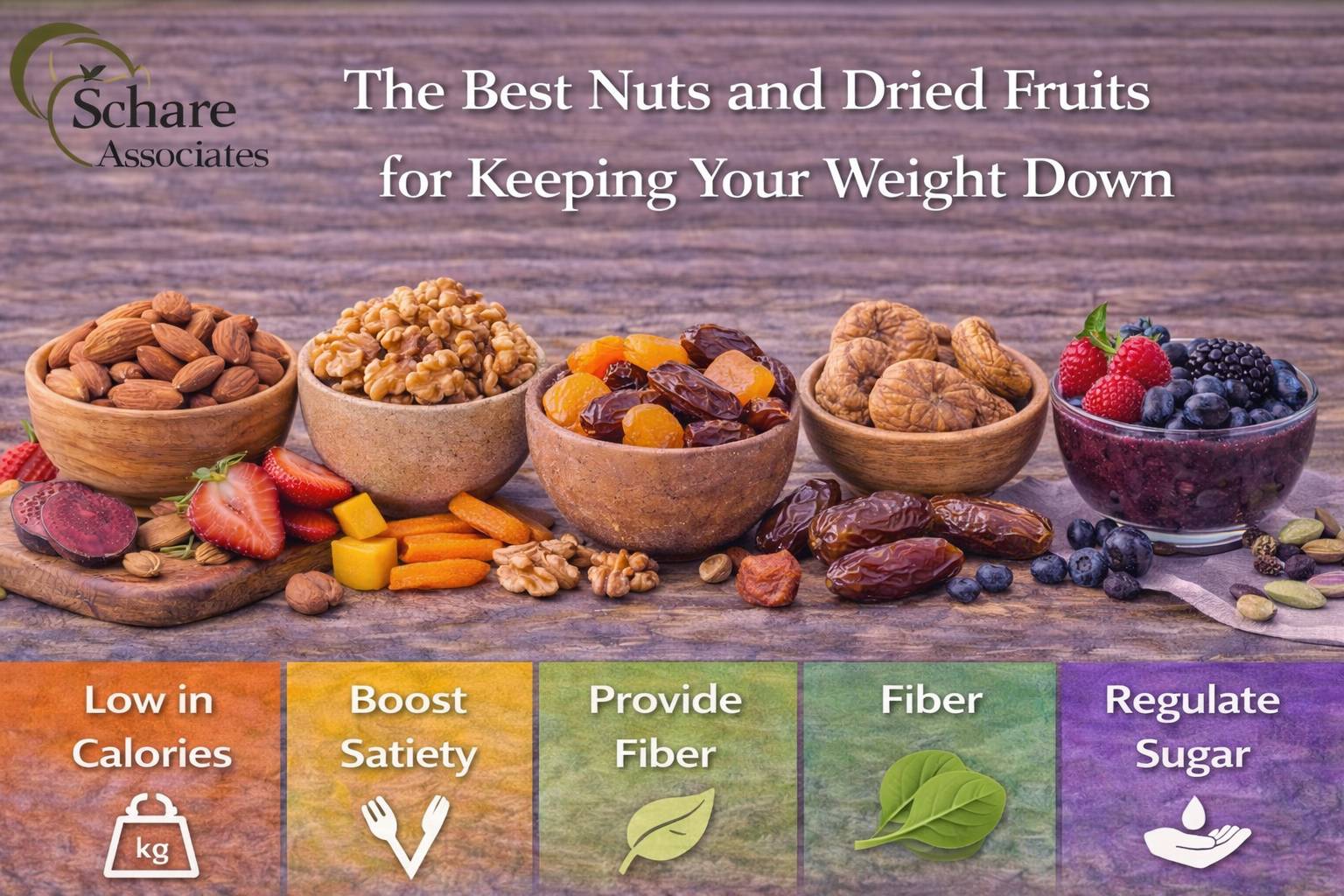 The Best Nuts and Dried Fruits for Keeping Your Weight Down