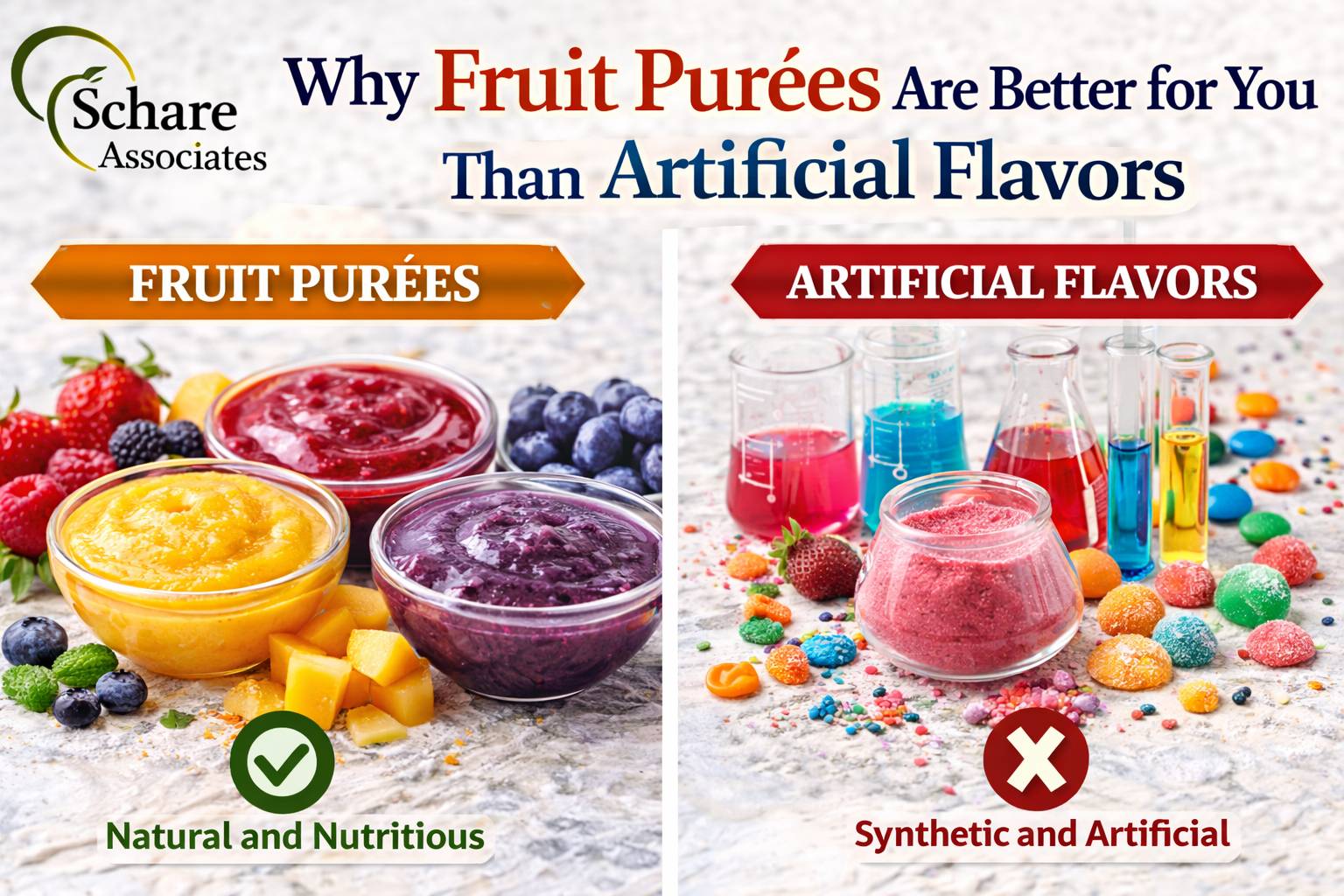 Why Fruit Purées Are Better for You Than Artificial Flavors