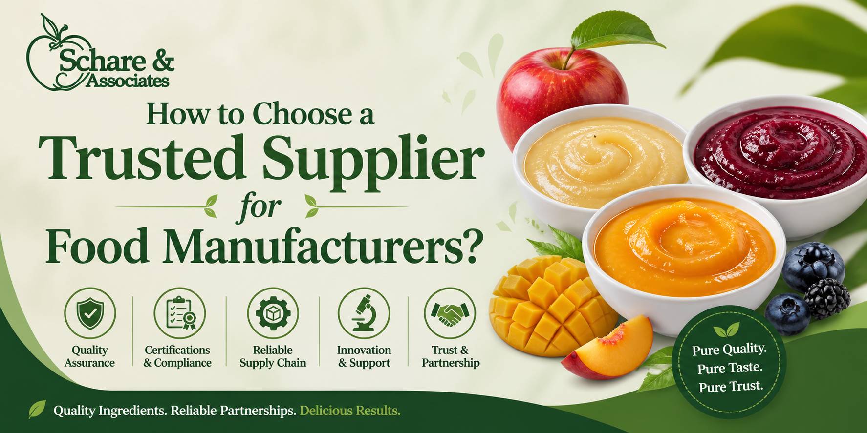 How to Choose a Trusted Supplier for Food Manufacturers?