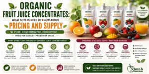 Organic Fruit Juice Concentrates: What Buyers Need to Know About Pricing and Supply