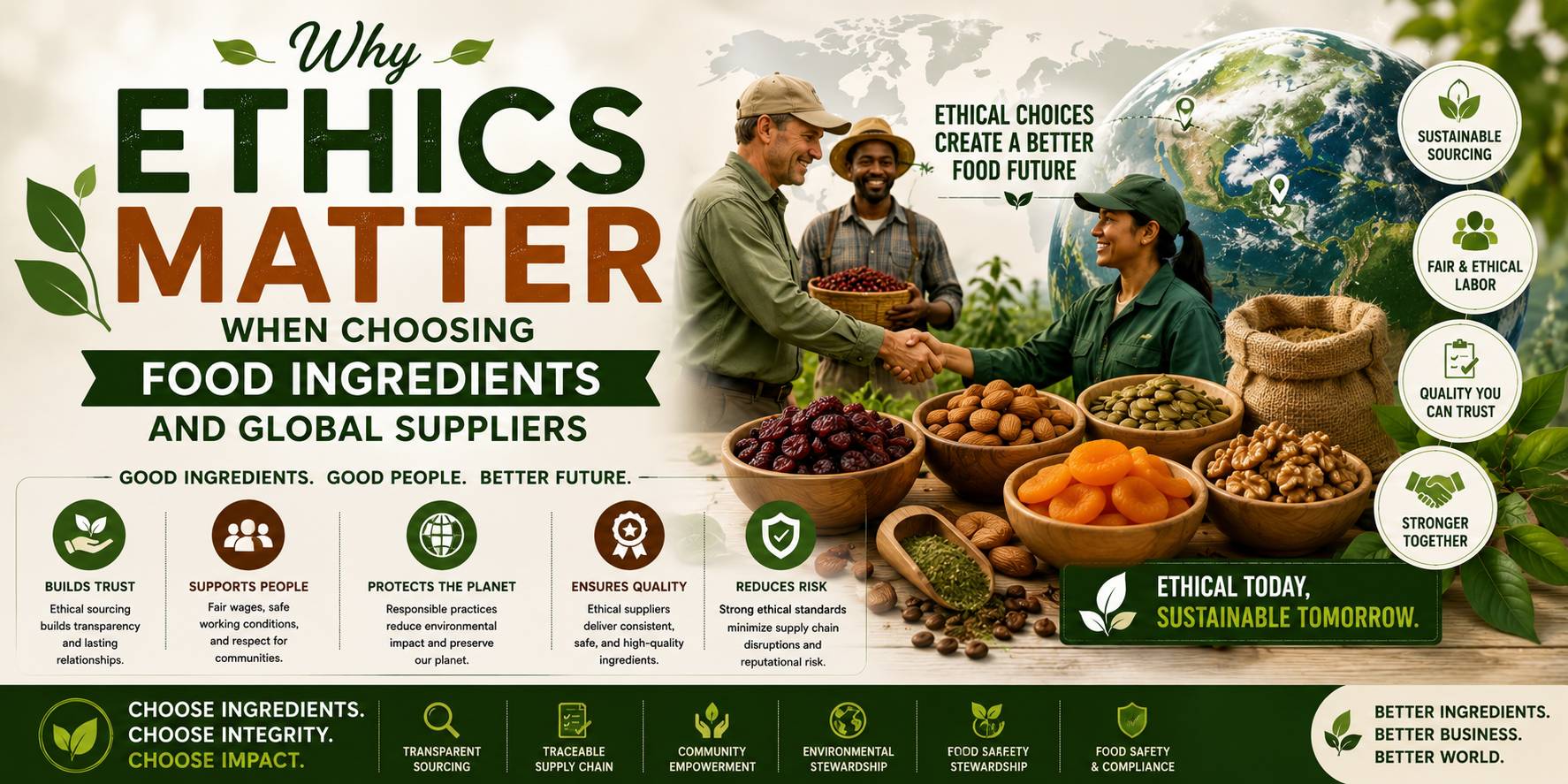 Why Ethics Matter When Choosing Food Ingredients and Global Suppliers