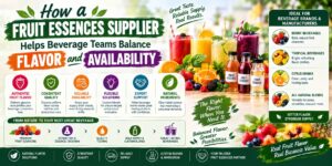 How a Fruit Essences Supplier Helps Beverage Teams Balance Flavor and Availability